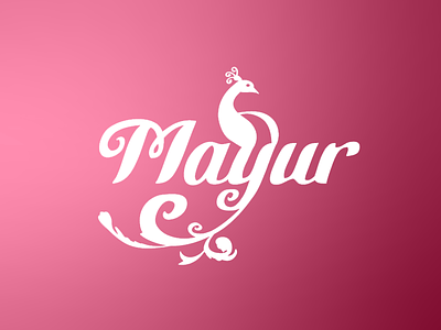 Logotype for beauty brand Mayur branding identity logotype