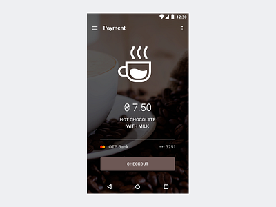 Cashless coffee machine app