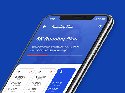 Running plan — EasyRun app app ios running ui workout