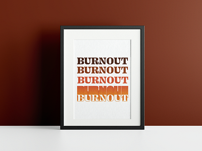 Burnout Poster