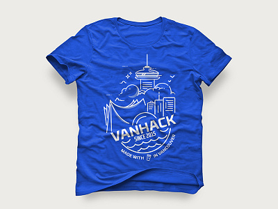 VANHACK t-shit illustration