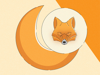 Fox Vector Illustration animal bicolor color design fox illustration illustrator lineart sketch vector