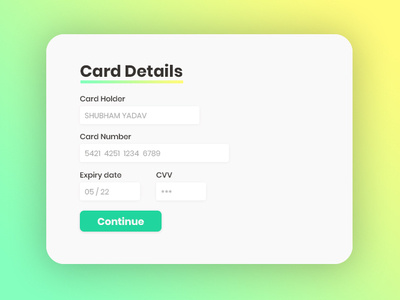 Checkout Dailyui2 card checkout color cvv daily ui 002 daily ui challange dailyui dates design mobile numbers ui ux ui design wallet web web design