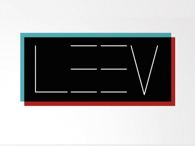Leev logo design app branding graphic design logo minimal overlay