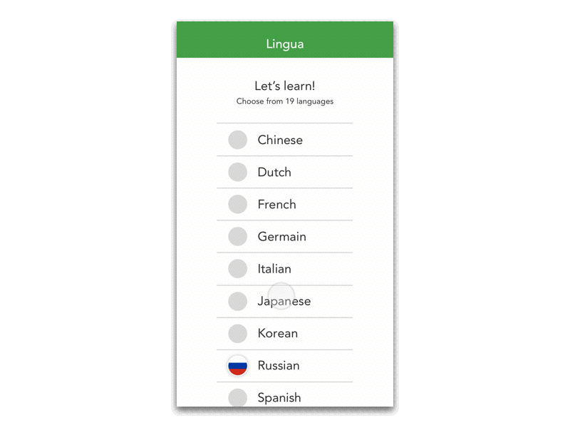 Lingualive Usability Testing on Flashcards accent engine alphabet app flashcard gamification hear language russian say see usability test