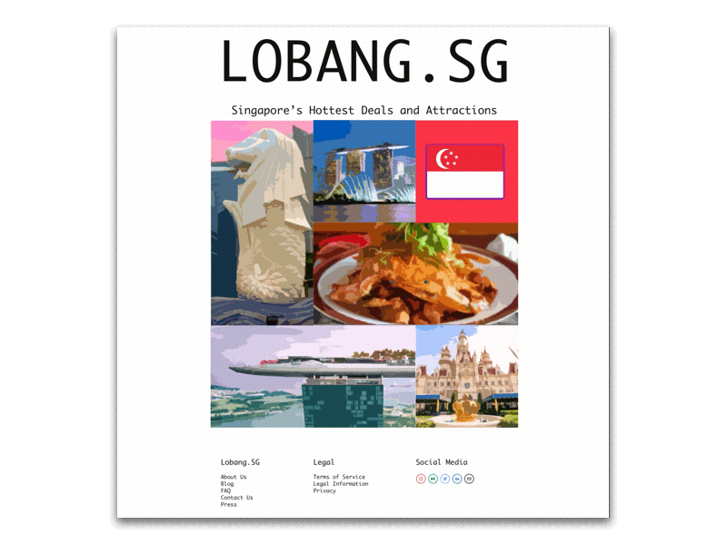 Daily Ui 16 Lobang.sg with overlay dailyui illustration overlay singapore ux website