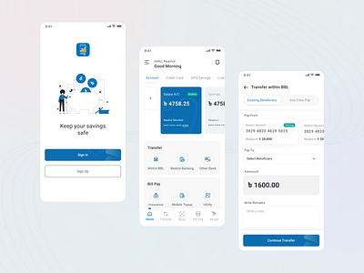 Astha Mobile Banking App Redesign app interface banking app daily ui figma mobile banking ui