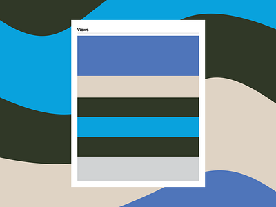 Views art colorful concept design helvetica illustration minimal minimalist poster design typography vector