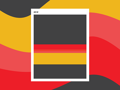 401-W art concept design digitalart flat helvetica illustration minimal minimalism ontario poster art posterdesign typography