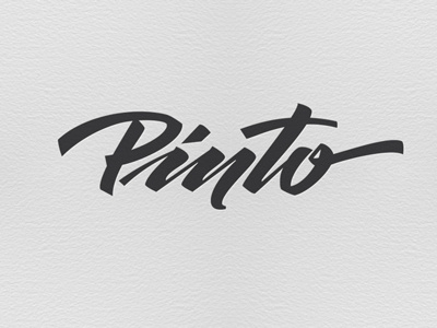 Pinto! branding calligraphy kiev lettering logo typography vikavitalina