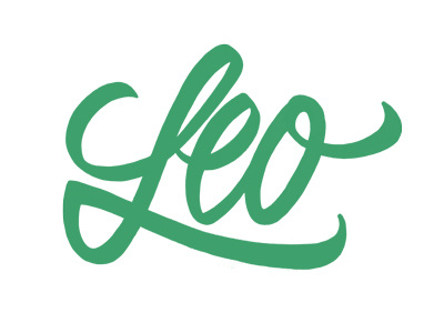 Leo design lettering letters logo logotype ukraine vikavita