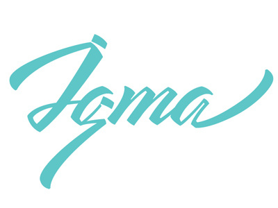Igma / final adobe illustrator lettering logo vikavita