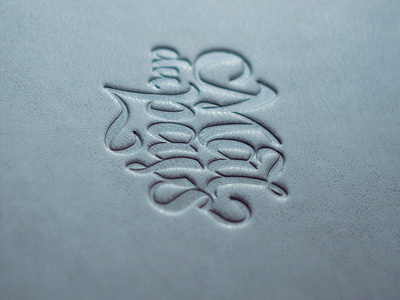 Mal du Pays draw letters handmade book lettering logo