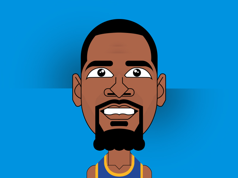 Kevin Durant | Caricature by Akshay Lodha on Dribbble