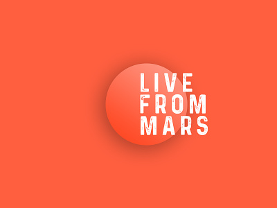 Logo concept | Live From Mars