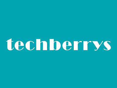 Techberrys berries berry logo logo design minimalist logo tech tech logo typogaphy