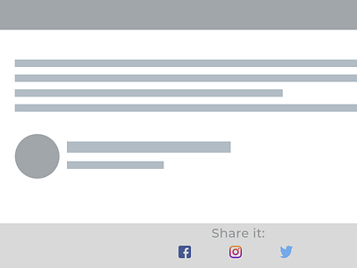 Daily Challenge Day10 - Social Share 010 dailyui socialmedia socialshare