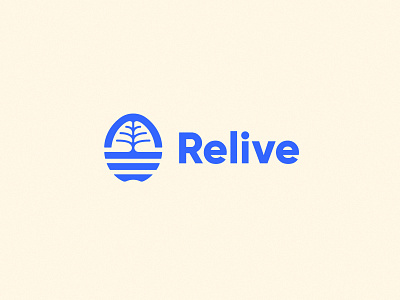Relive logo brain branding design logo logotype neurology logo
