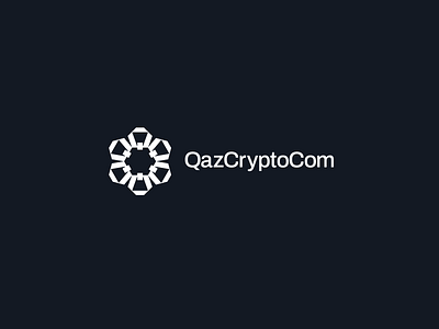 QCC logo abstract branding crypto crypto currency design icon logo mark vector