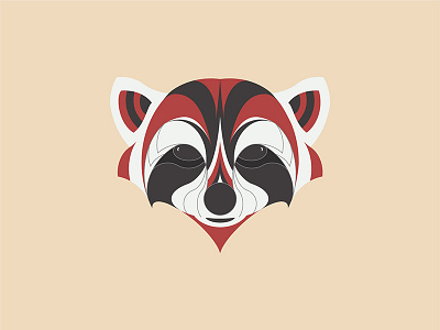 Raccoon illustration raccoon