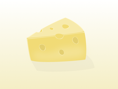 Cheese Slice made with Sketch