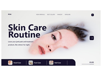 Skin Care Routine app art branding clean colors design flat identity illustator ios logo minimal typography ui urban ux vector web website young life