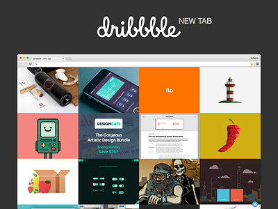 Dribbble New Tab