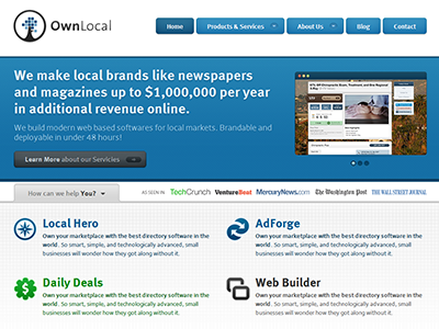 New OwnLocal Homepage