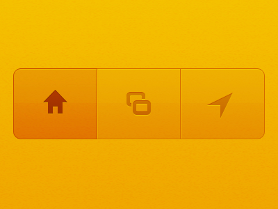 Oversized Icon Nav icon nav navigation orange oversized