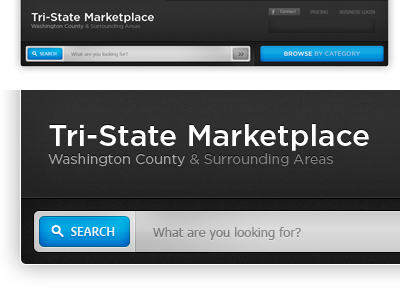 Tri-State Marketplace black blue gotham search