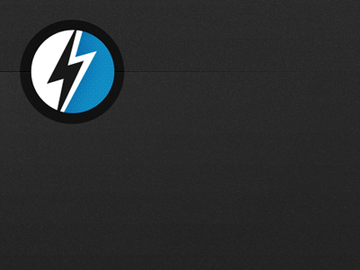 Lightning Bolt Logo black blue bolt lightning