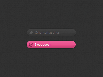 Swooooosh (?) buttons dribbble pink