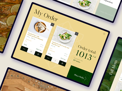 Royal Hotel roomservice iPad app app design food hotel ios ipad order restaurant roomservice