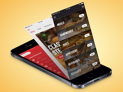 📱 Burgers and Steaks Mobile app