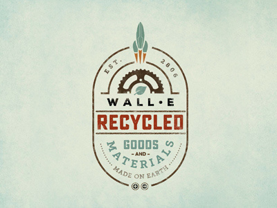 Adventure City Wall E design illustration illustrator lokup photoshop pixar typography vintage