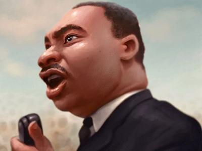 I Have a Dream american history cartoon character history illustration martin luther king martin luther king jr mlk photoshop sketch