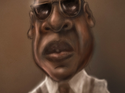 Jay Z Sketch acrtoon caricature character hip hop jay z music photoshop rap sketch