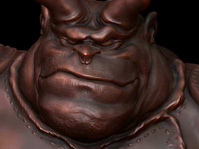 Monstro 3d character monster photoshop zbrush