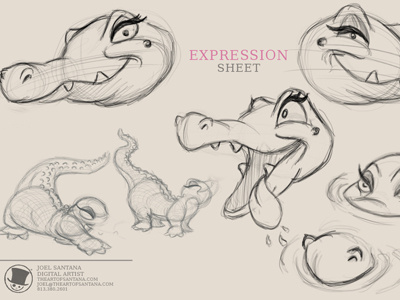 Character Concepts alligator cartoon character illustration photoshop