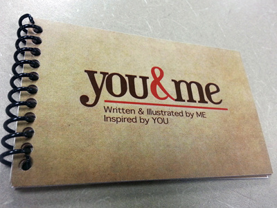 You And Me Printed mini book