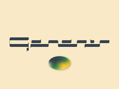 Genesis graphic design letters modular type typographic typography