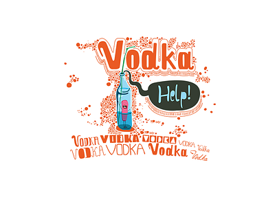 Vodka by NOW83 art colors creature design doodle fun funny illustration illustrator monster vector vodka