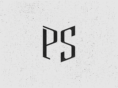 PS branding design graphic design illustration initials logo logo type modern ps simple vector