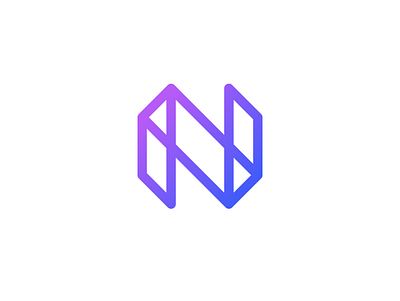 N branding design graphic design illustration initials logo logo type modern n simple ui vector