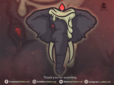 Logo Design (Mascot logo ) - Elephant art design graphic illustration illustrator logo logotype mascot photoshop