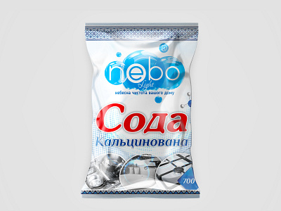 Package of Soda for Nebo blue box bubble calcium clean cleaning design laundry light molecule ornament pack package points sky soda ukrainian
