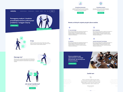 Aspiratio - Website design illustration landing page ui vector website