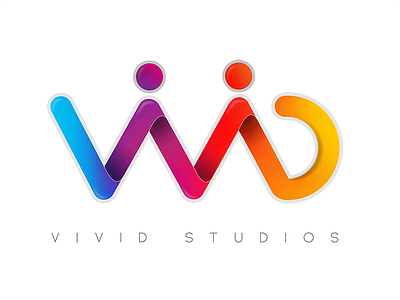 Vivid Studios color colors logo logo design vivid vivid colors