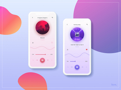 Minimal Music Player App UI