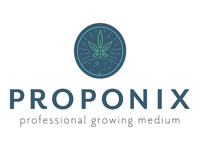 Proponix Logo branding branding concept cannabis cannabis grow cannabis logo identity logo design vector vector art